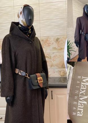 Двухсторонне пальто maxmara оригинал alpaca обмен