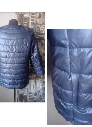 Куртка демисезонная, цвет синий, размер 2хл3 фото