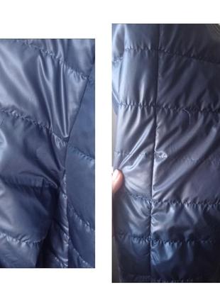 Куртка демисезонная, цвет синий, размер 2хл6 фото