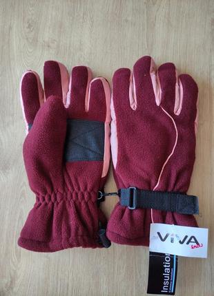 Нові чоловічі флісові спортивні лижні термо рукавички, xl