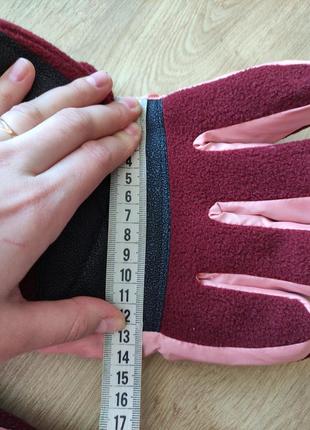 Нові чоловічі флісові спортивні лижні термо рукавички, xl9 фото