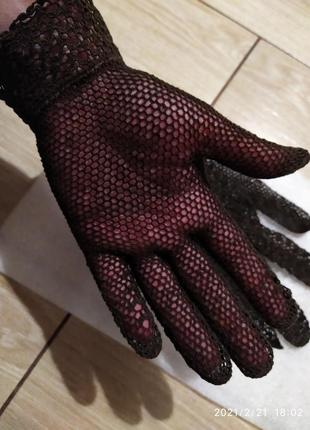 Перчатки ажурные 2