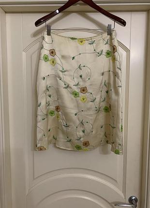 Шикарна шовкова спідниця st. emile, escada, max mara