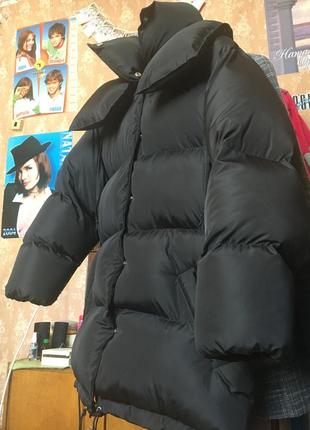 Пуховик в стиле katsurina дутый пуфер супер объемный оверсайз куртка укороченная5 фото