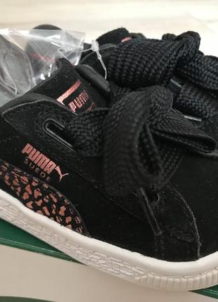 Детские puma basket кеды