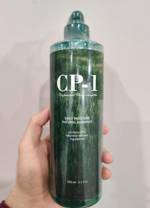 Натуральний зволожуючий шампунь esthetic house cp-1 daily moisture natural shampoo, 500 мл