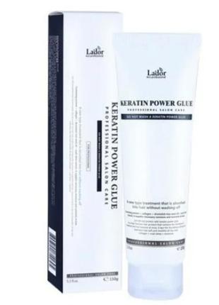 Сыворотка-клей для посеченных кончиков волос la dor keratin power glue, 150 г