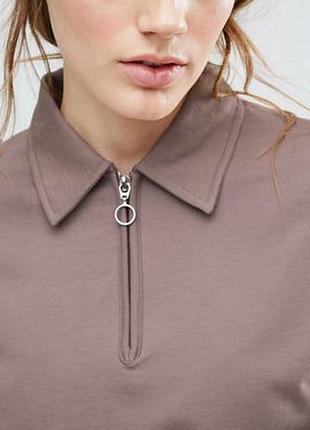 Asos світшот в стилі ретро з блискавкою 38, 40 м,л, 2
