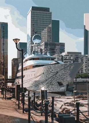 Картина по номерам канера уорф лондон арт 38*50