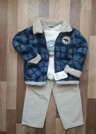 Куртка фирменная + костюм b.t.kids для мальчика 4-5 лет