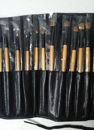 Набір з натуральних кистей боббі бракн bobbi brown3 фото