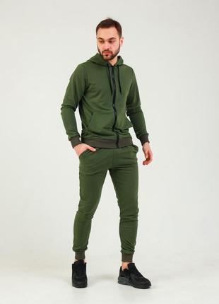 Спортивный костюм мужской хаки