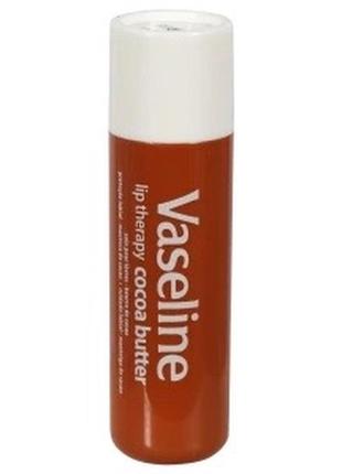 Бальзам для губ vaseline lip therapy cocoa butter2 фото