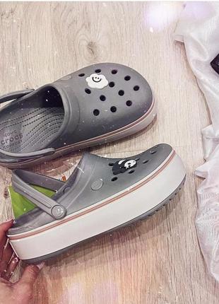 Скидка! crocs platform, кроксы сабо на платформе2 фото