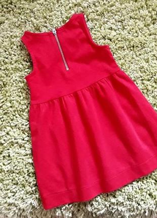 Нарядное платье, праздничное платье, красивое платье, красное платье oshkosh5 фото