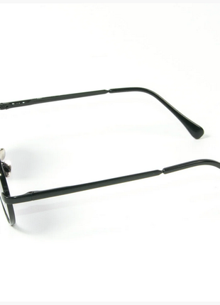 Очки круглые солнцезащитные очки  черный3 фото