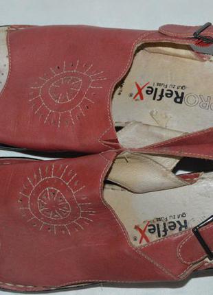 Босоніжки сандалі шкіра pro reflex розмір 41 42 43, босонокжи шкіра2 фото
