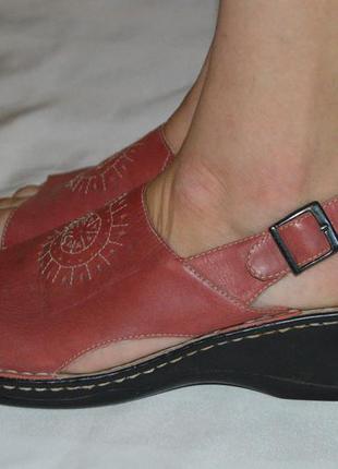 Босоніжки сандалі шкіра pro reflex розмір 41 42 43, босонокжи шкіра1 фото