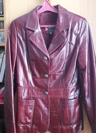 Шкіряний піджак