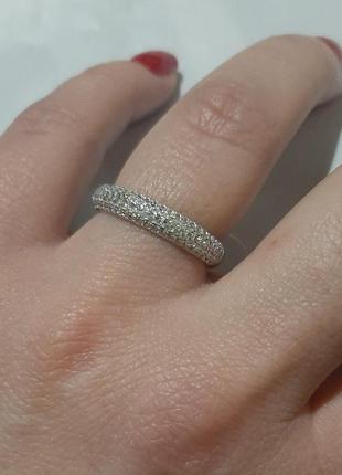 Серебряное кольцо италия