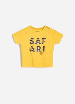 Новая хлопковая футболка с кисточками reserved 98 и 104 р