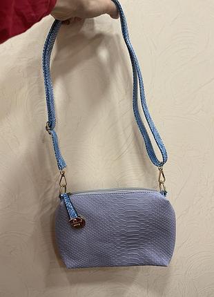 Сумка через плечо сумочка женская под кожу змеи