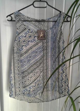 Блузка майка з принтом в стилі бохо