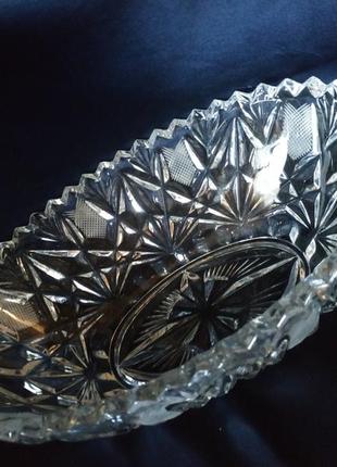 Салатник хрусталь