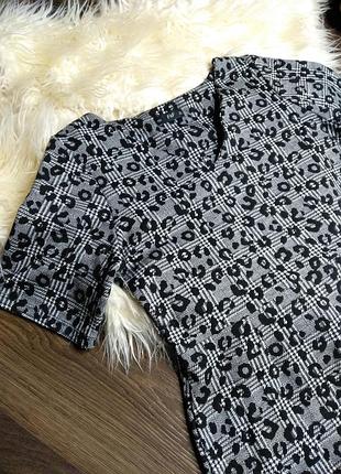 Трикотажна сукня ♥️ леопард клітинка,