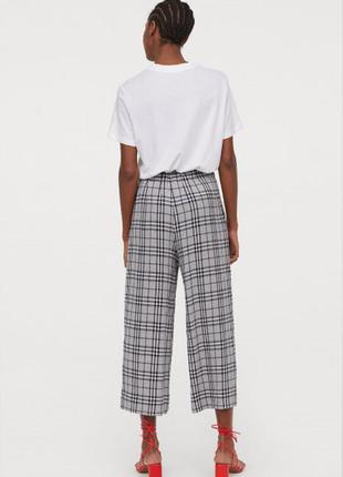 Кюлоты в клетку h&m 2