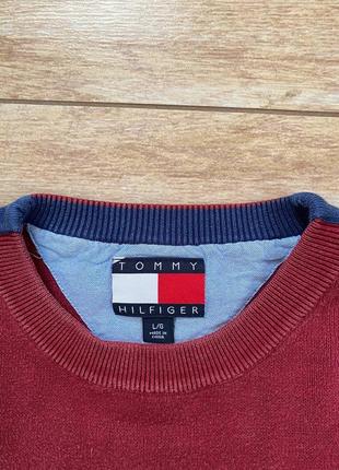 Винтажный свитер от бренда tommy hilfiger5 фото