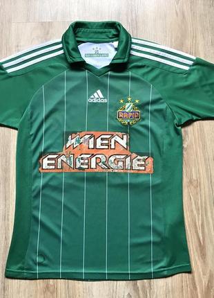 Подростковая футбольная джерси adidas sk rapid vienna home football shirt7 фото