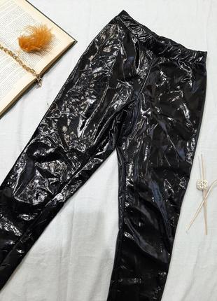Шикарные глянцевые брюки -лосины от la sisters3 фото