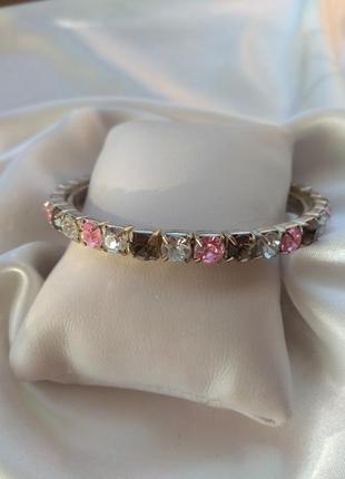Вінтажний браслет з кристалами
