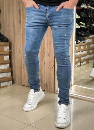 Чоловічі джинси pull&bear сині