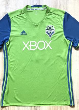 Коллекционная футбольная джерси adidas mls seattle sounders # 2 clint dempsey 2015