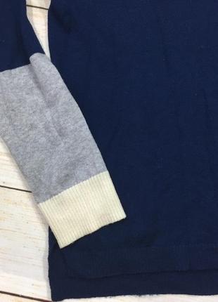 Мягусенький теплый пуловер свитер джемпер madewell шерсть мериноса 100% merino wool navy9 фото