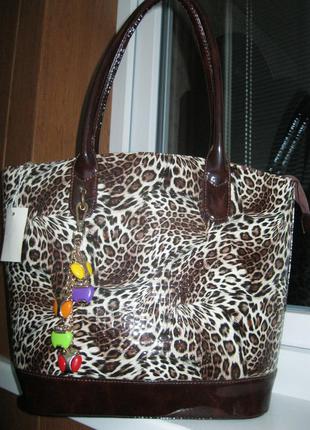 Сумка леопард