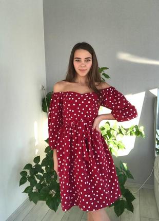 Сукня в горошок