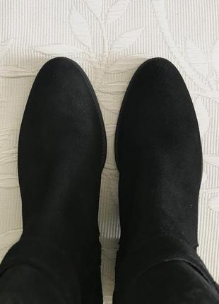 Челси сапоги на молнии резинке черные натуральные кожаные купить цена5 фото