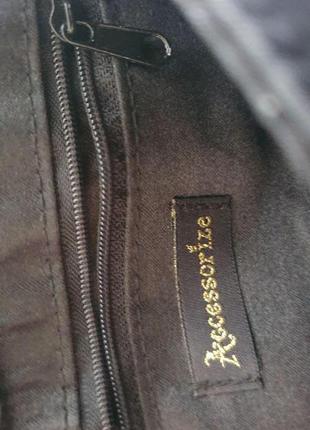 Базовый черный клатч багет accessorize3 фото