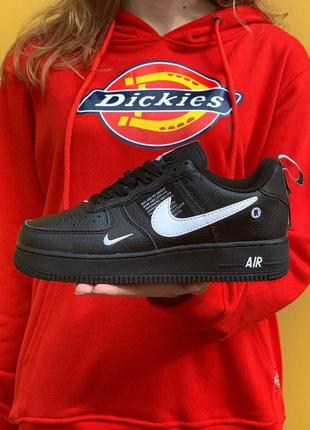 Кросівки nike air force 1 07' lv8 utility 'black" кеди найк кросівки жіночі