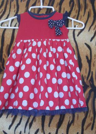 Сукня для принцеси"minoti",12-18 міс.,100%коттон.