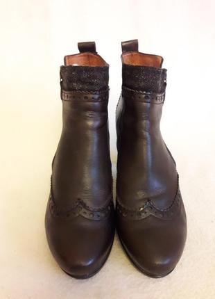 Брендовые кожаные ботинки фирмы hispanitas ( испания) р. 40 стелька 26 см2 фото