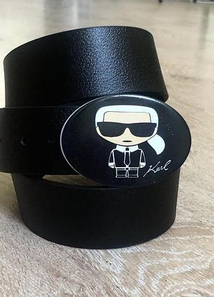 Новый женский кожаный ремень karl lagerfeld.