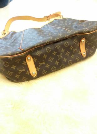 Сумка тоут номерная louis vuitton monogram galliera gm, платок в подарок .7 фото