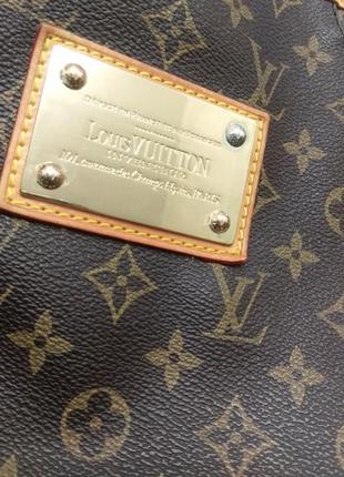 Сумка тоут номерная louis vuitton monogram galliera gm, платок в подарок .3 фото