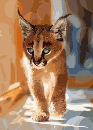 Картина по номерам маленький каракал ид
