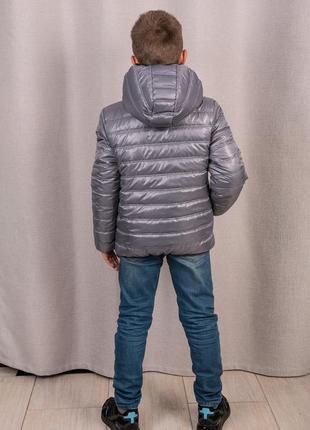 Двусторонняя деми куртка для мальчиков и подростков, р-ры на рост 98 - 1647 фото