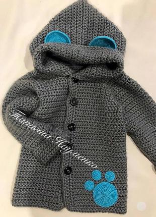 Кардиган, пальтишко ручной работы